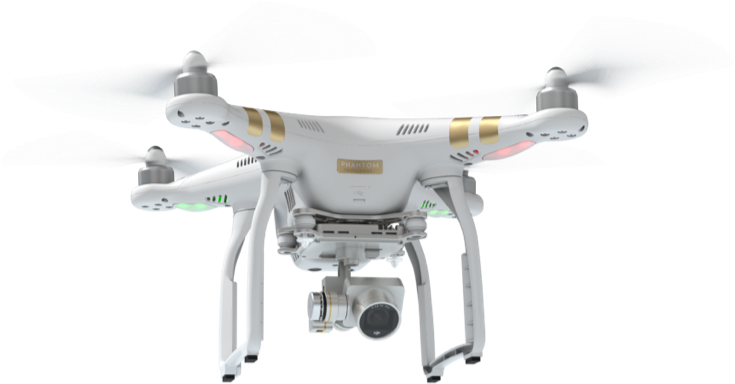 DJI PHANTOM 3 PROFESSIONAL DRONE GL300B with W323A Aircraft